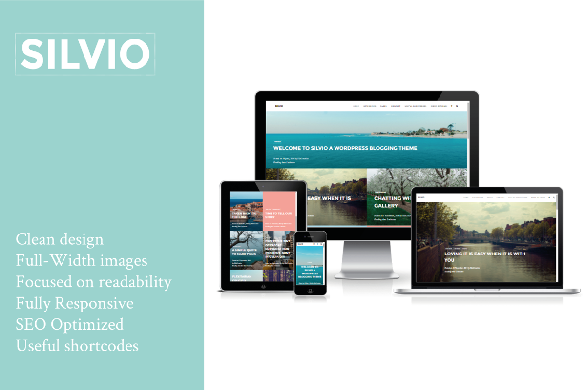 Silvio- Travel WordPress Theme, a WordPress Template by SiloCreativo (Photo 1 of 4)