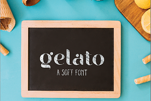 Gelato Soft font, a Font by Pedro Azedo