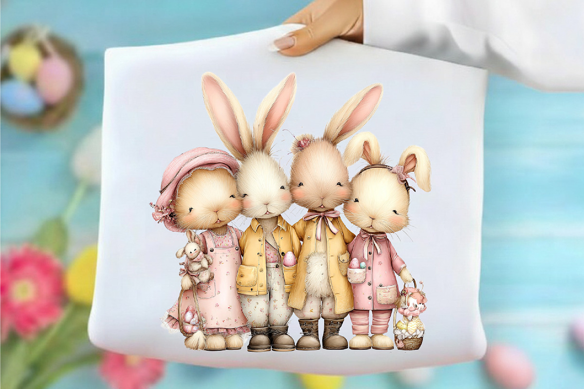 Whimsical Easter Animals Clipart, an Illustration by designcity5 (Photo 3 of 5)