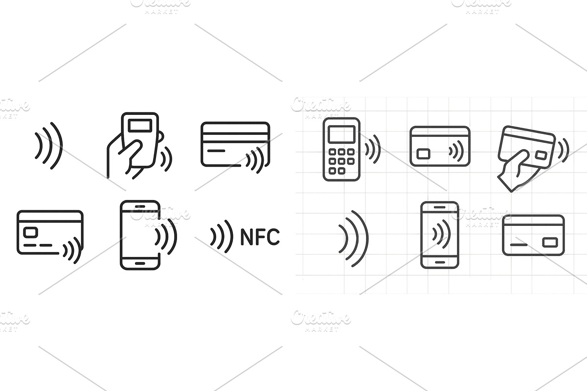 Collection of web icons illustrating, an Object Illustration by ZinetroN