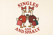 Cute Goose Coquette Valentine png, an Illustration by DreamPrint404 (Thumbnail 1 of 8)