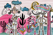 Mariachi Magic: playful Mexican, a Person Illustration by NiiiNArt (Thumbnail 5 of 8)