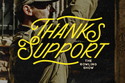 The Rowling Show Monoline Sans, a Sans Serif Font by Letterhend Studio (Thumbnail 9 of 9)