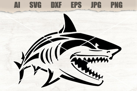 Stencil Shark