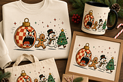 Funny Retro Vintage Christmas Bundle, an Object Graphic by Daisy Design (Thumbnail 11 of 19)