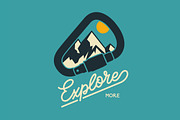 Vintage Adventure Badges, an Illustration by tetiana.svirska (Thumbnail 1 of 8)