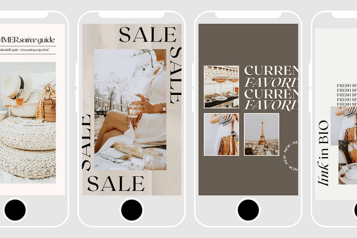 Modernist Social Media Template, a Device Mockup by Le Maison Bohem (Photo 7 of 11)