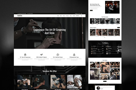 StyleTrim – Barber and Salon HTML
