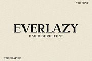 EVERLAZY Basic Serif Font, a Serif Font by NTC Graphic (Thumbnail 1 of 5)
