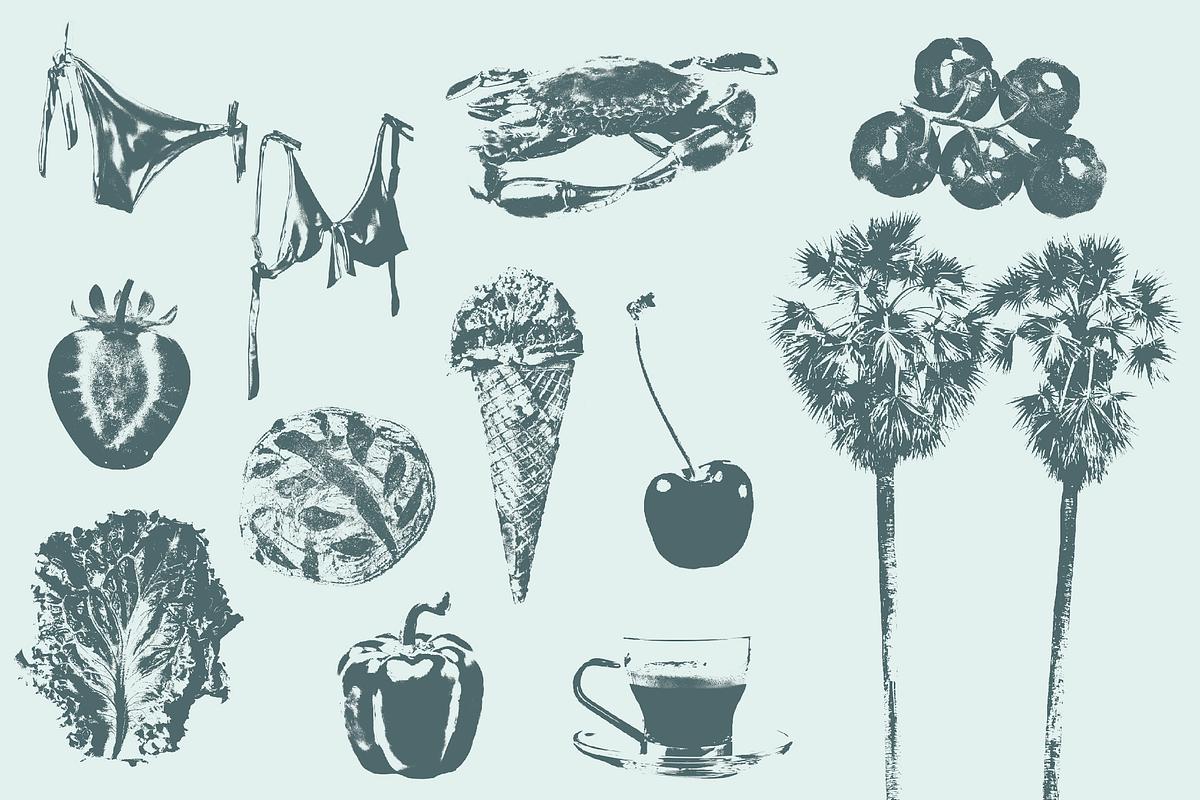Mediterranean Summer Elements, an Object Graphic by Em&M Studio (Photo 4 of 8)