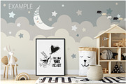 Kids Frames & Wall Mockup Bundle - 5, a Print Template by Yuri-U (Thumbnail 17 of 32)