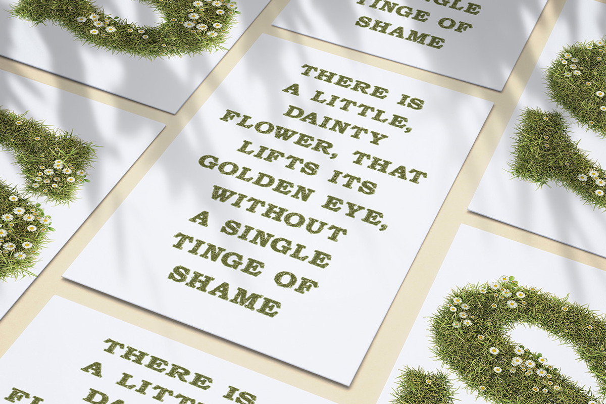 Daisy Font, a Font by Handmadefont (Photo 8 of 9)