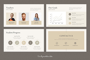 School Center Presentation Template