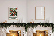 Christmas Frame Mockup Bundle, a Household Mockup by Artjafara (Thumbnail 5 of 9)