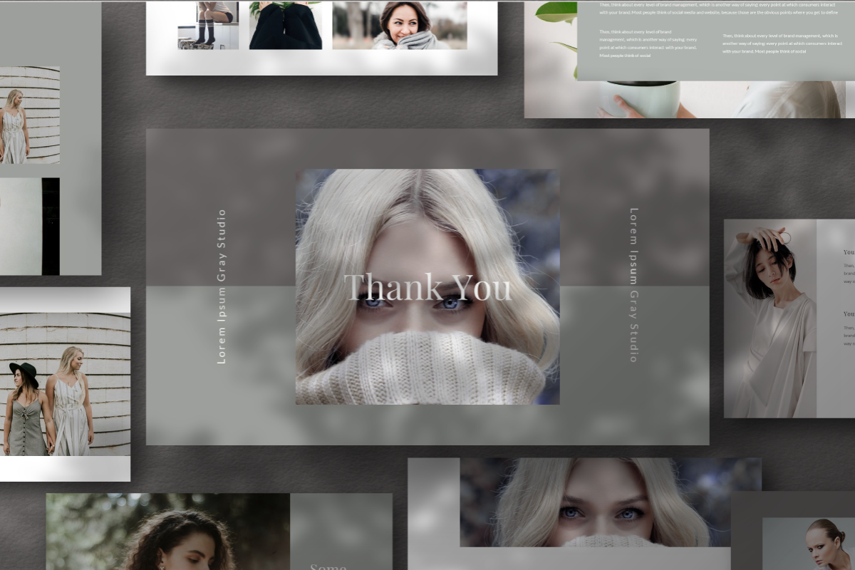 Gray Powerpoint Template, a Presentation Template by Inkofert (Photo 10 of 10)