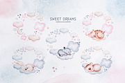 Sweet dreams watercolor collection, an Animal Illustration by Peace ART (Thumbnail 9 of 17)
