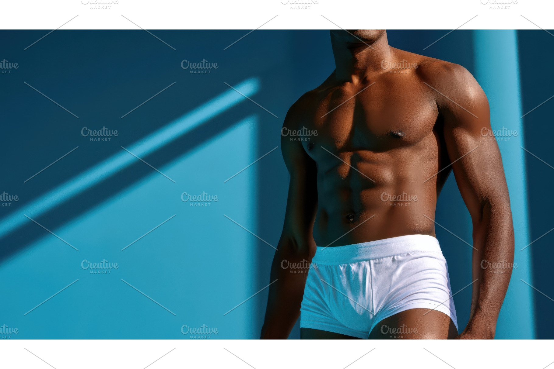 African American Male model poses in, a Beauty & Fashion Photo by Lermont51
