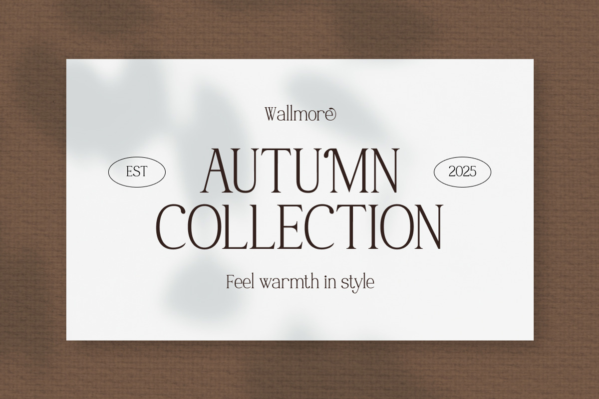 Wallmore – Elegant Display Serif, a Serif Font by Vadovastd (Photo 5 of 8)