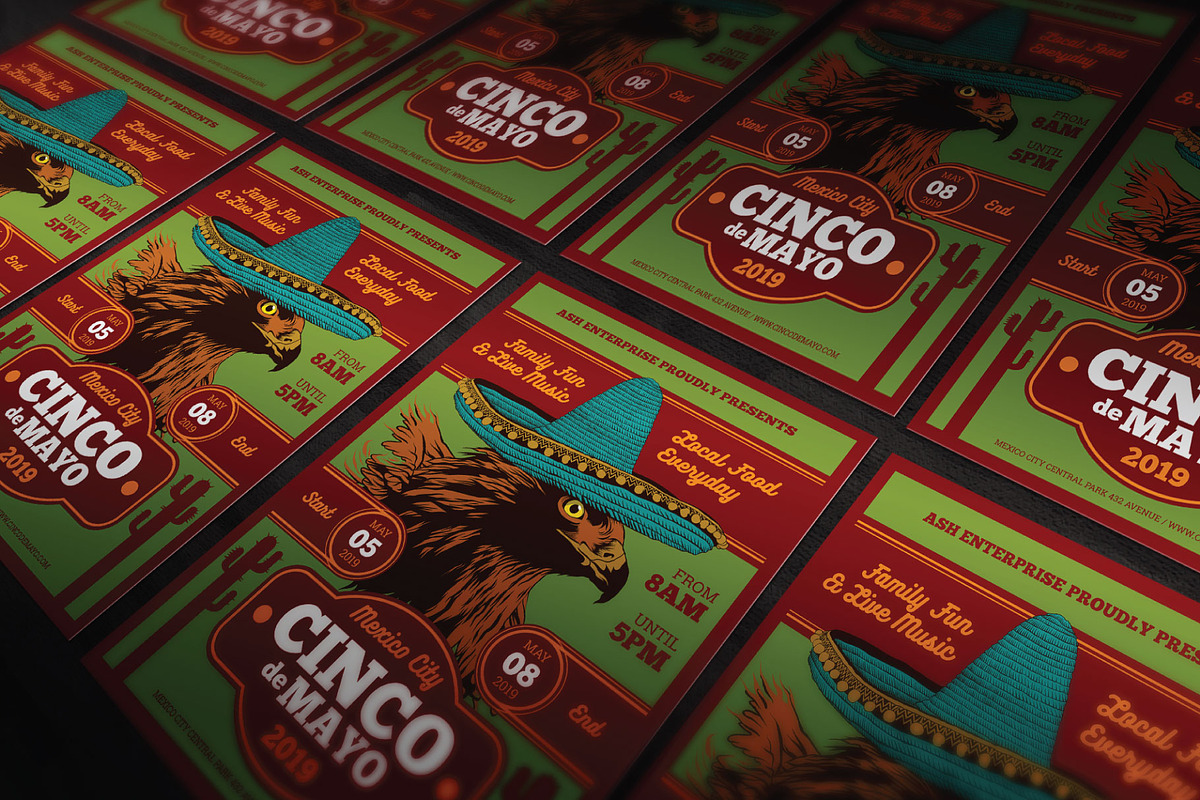 Cinco de Mayo Flyer, a Flyer Template by ashenterprise (Photo 3 of 3)