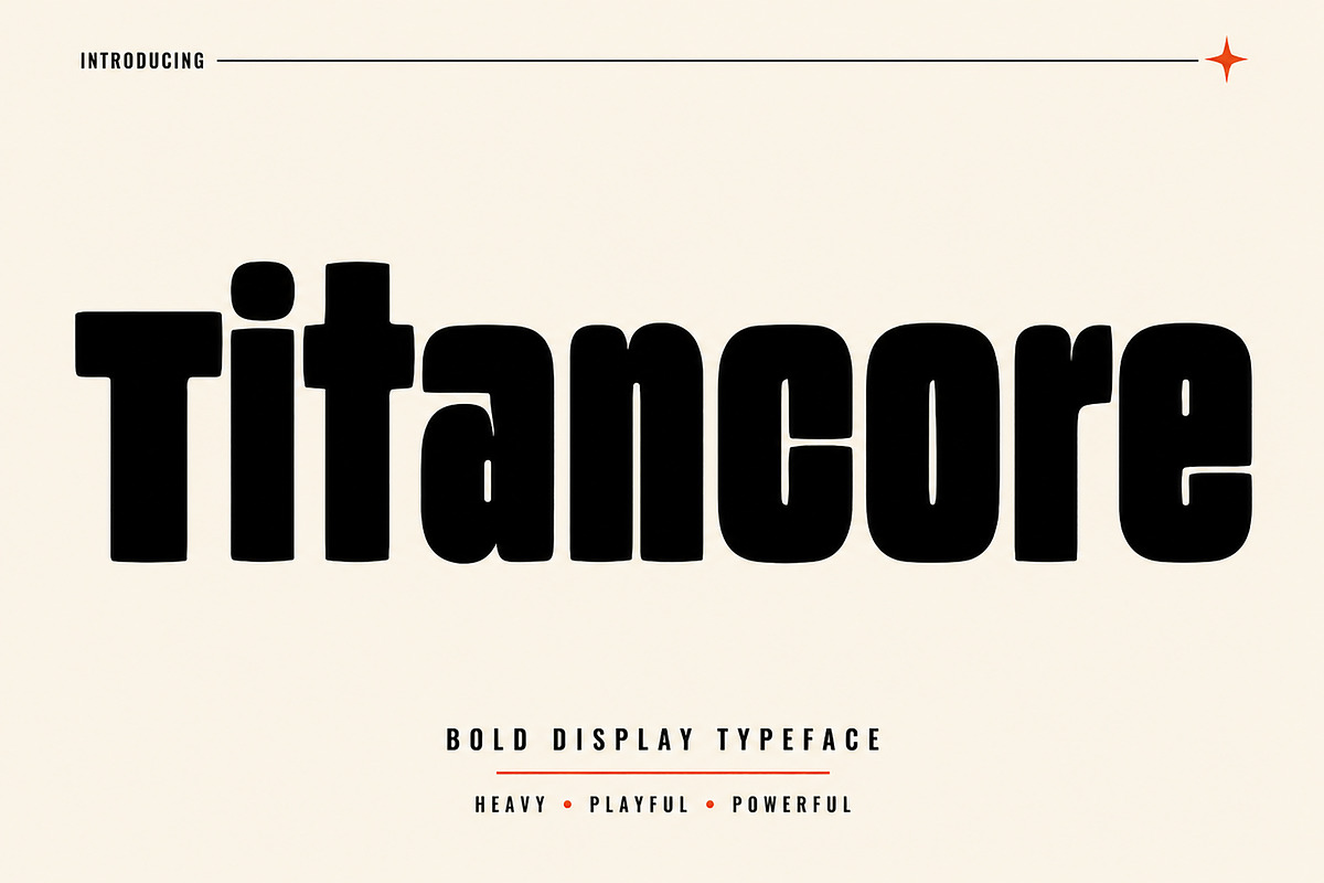 TITANCORE, a Slab Serif Font by Wow Magic (Photo 1 of 5)