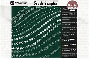 61 Home Embroidery Stitch Brushes