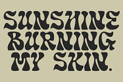 Glass Water - Tropical Font, a Font by HeyFonts (Thumbnail 7 of 14)