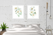 Watercolor Daisies, an Object Illustration by Olga Koelsch (Thumbnail 5 of 12)
