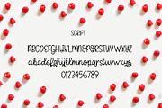 Fruity Patootie Font Duo, a Script Font by Kristy Hatswell (Thumbnail 3 of 7)
