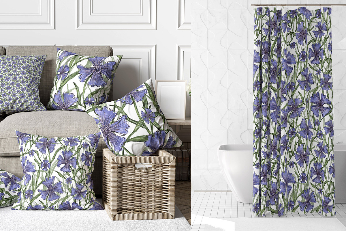 Bright Floral seamless pattern, a Pattern Graphic by Vera_Yakovleva (Photo 4 of 6)