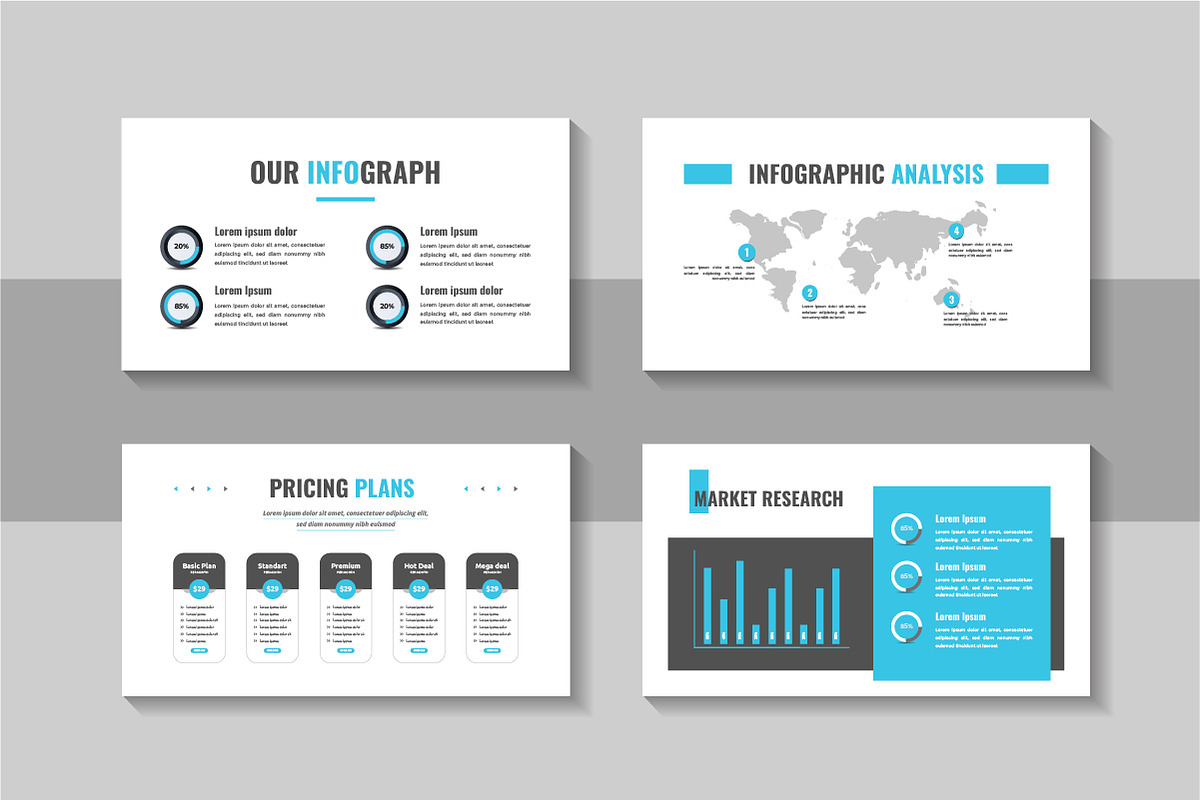 Clean Business Marketing Plan Deck, a Presentation Template by Pavel_design (Photo 3 of 4)