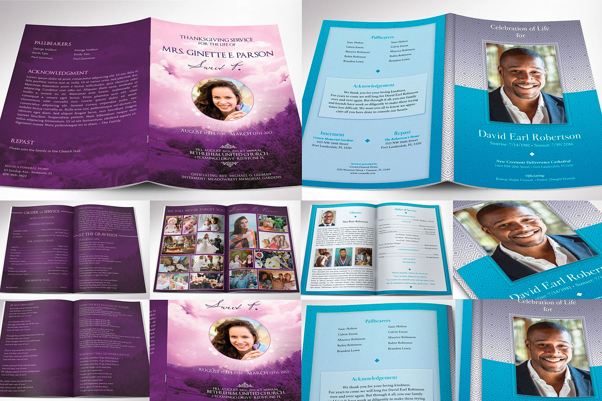 Create Funeral Program Bundle, a Brochure Template by Godserv Designs (Photo 9 of 11)