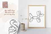 Balloon Animals Hand-Drawn SVG, an Animal Illustration by RimzStudio (Thumbnail 3 of 8)