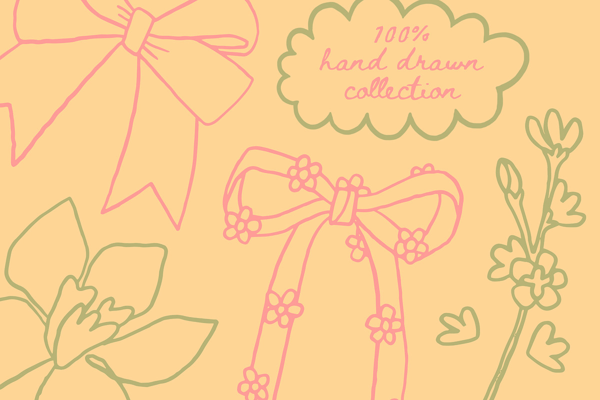 Coquette flowers & bows clip art, an Object Graphic by Cute Atelier (Photo 8 of 9)