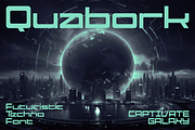 Quabork - Futuristic Square Fonts, a Sans Serif Font by Konstantine Studio (Thumbnail 1 of 4)