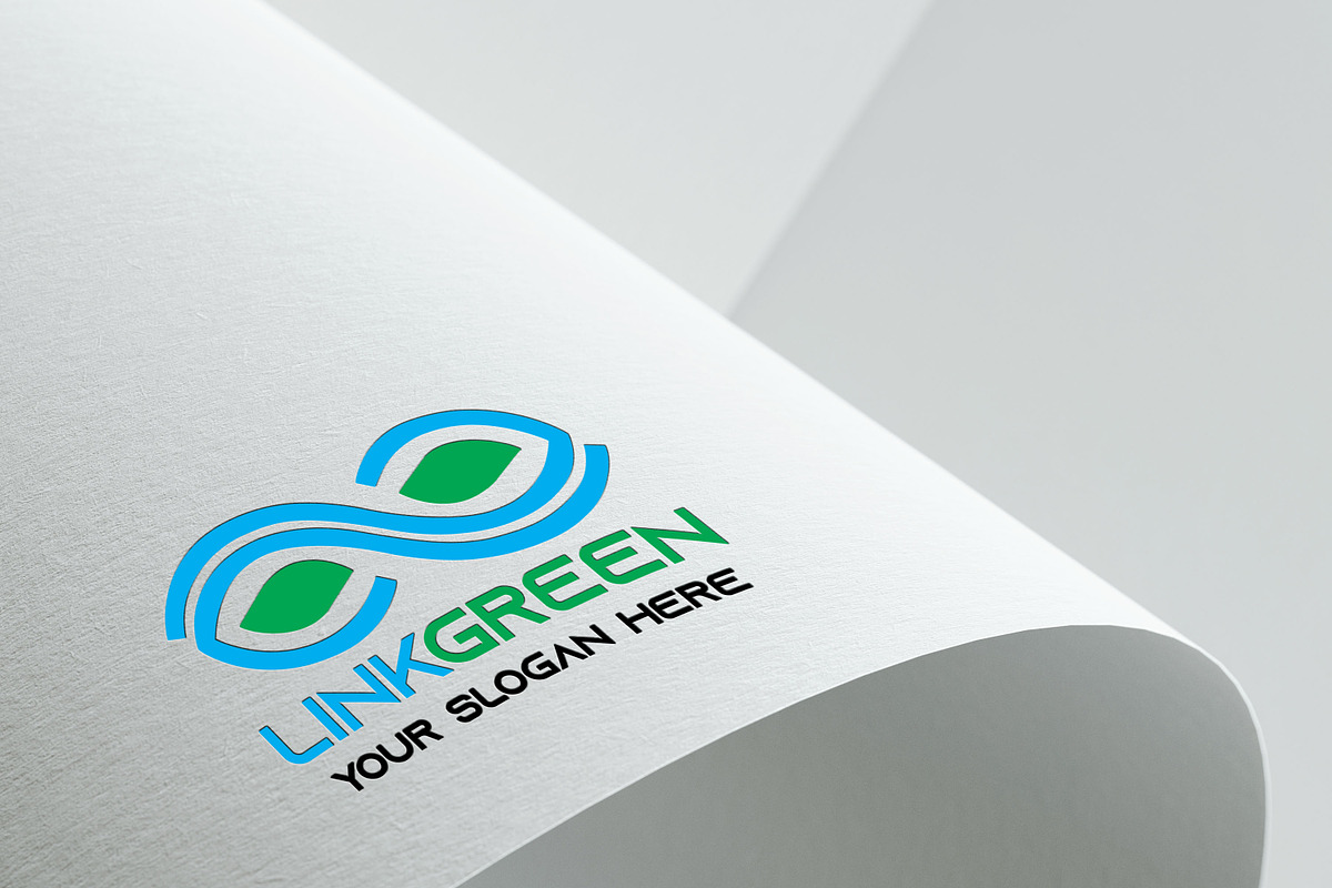 Linkgreen Logo Tempelate, a Branding & Logo Template by ABAZ SHOP ...