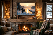 Winter Sunset Stroll | Stock Photo, a Holiday Photo by Aura Canyon HQ (Thumbnail 4 of 6)
