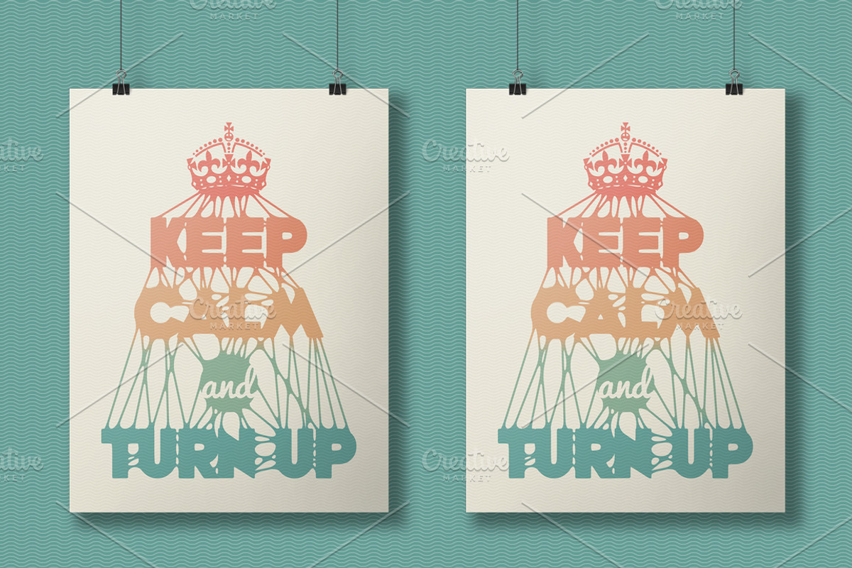 Keep Calm and Turn Up, an Illustration by Creative Ink (Photo 2 of 3)