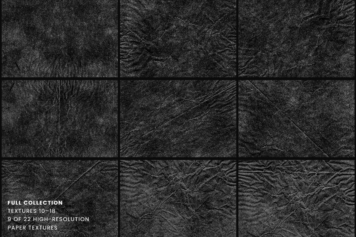 Dark Crumpled Paper Textures, a Texture Graphic by Ary_ngeblur (Photo 4 of 7)