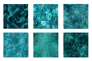 Teal Textures Seamless Digital Paper, a Pattern Graphic by Chromolume Studio (Thumbnail 3 of 28)