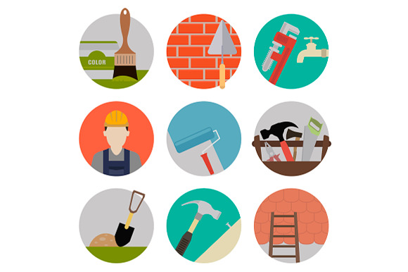 Repire Flat Icons