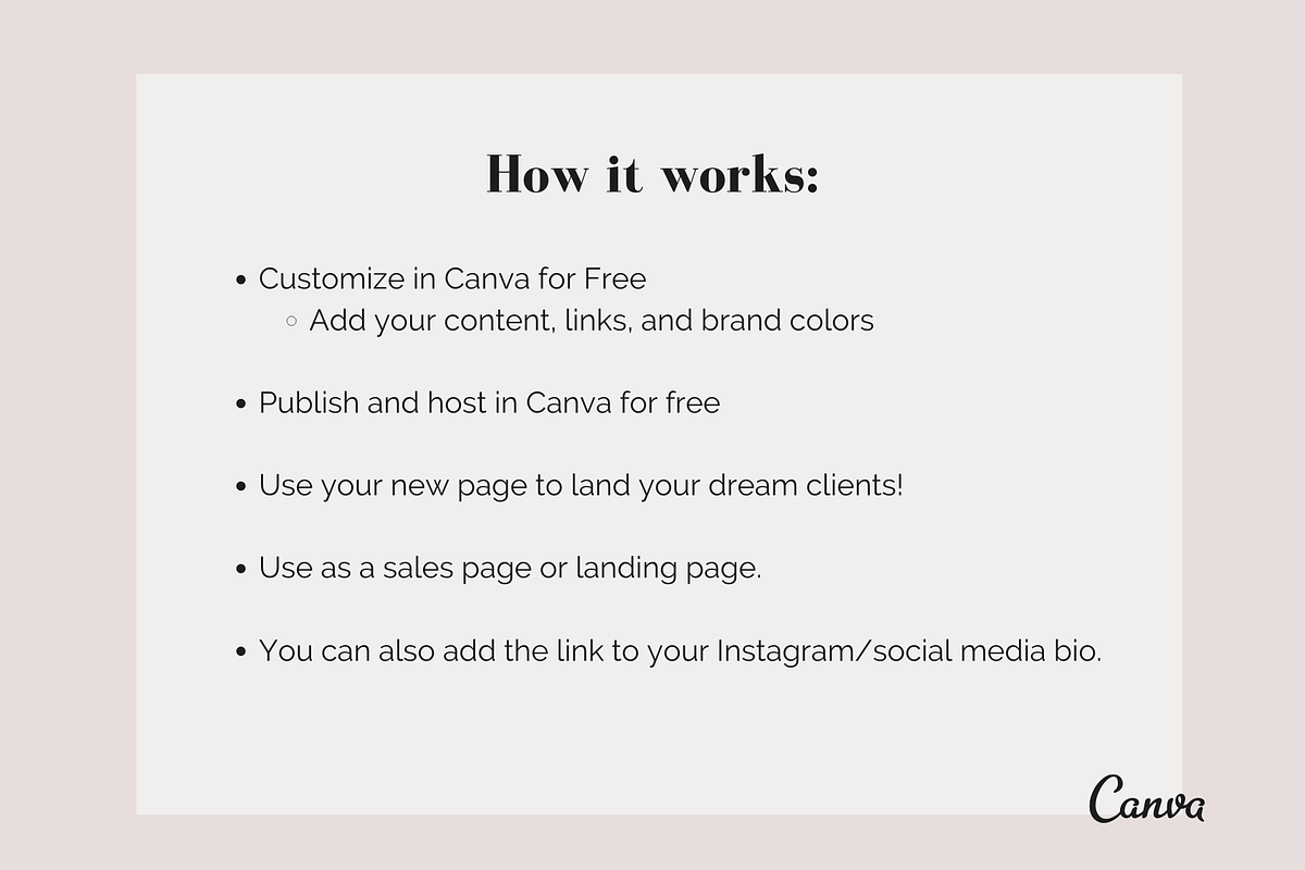 Sales Page | Canva, a Websites & App Template by Joanna Lane Designs (Photo 4 of 4)