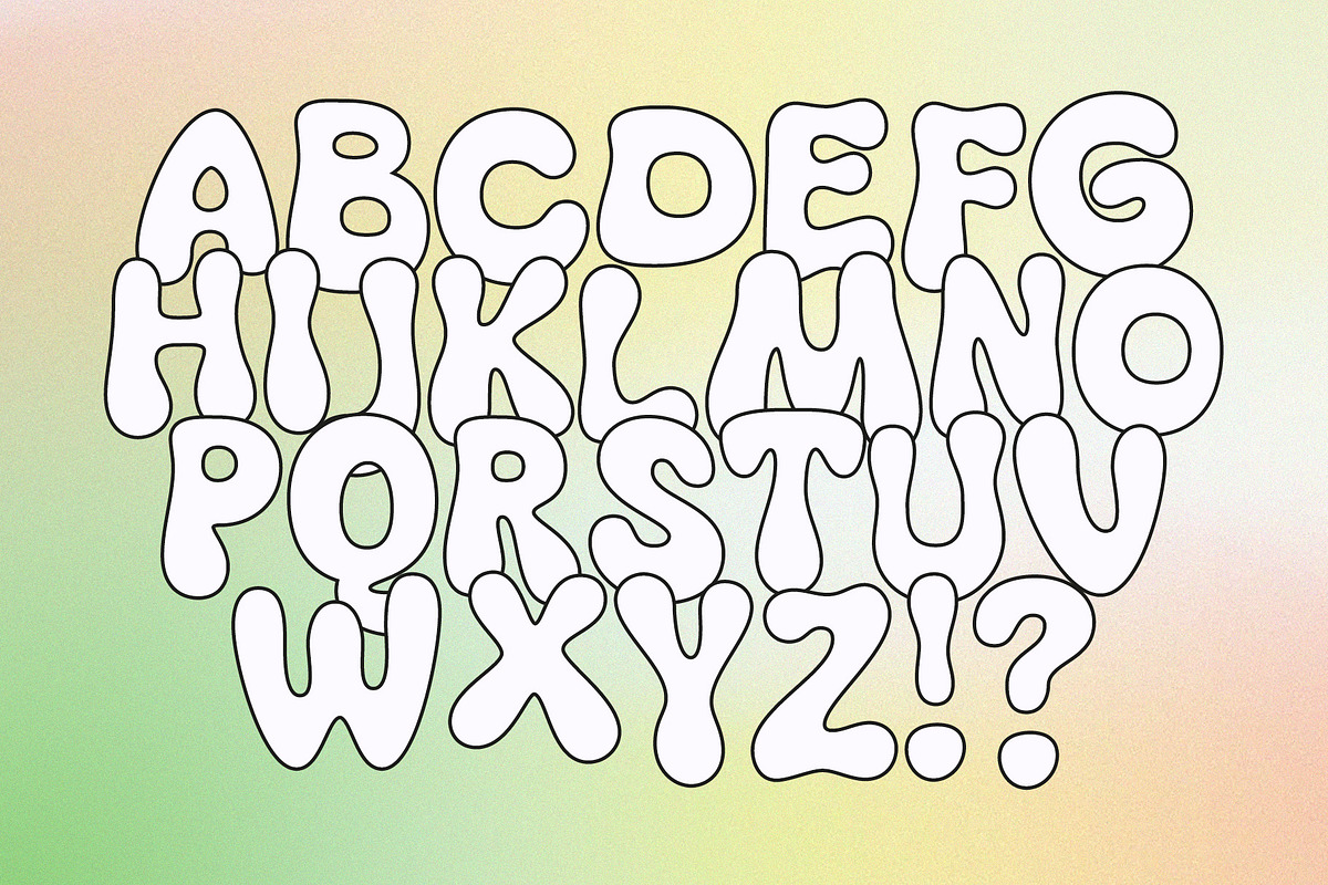 Boyers – Bubble Font, a Handwritten Font by Craft Supply Co. (Photo 5 of 8)