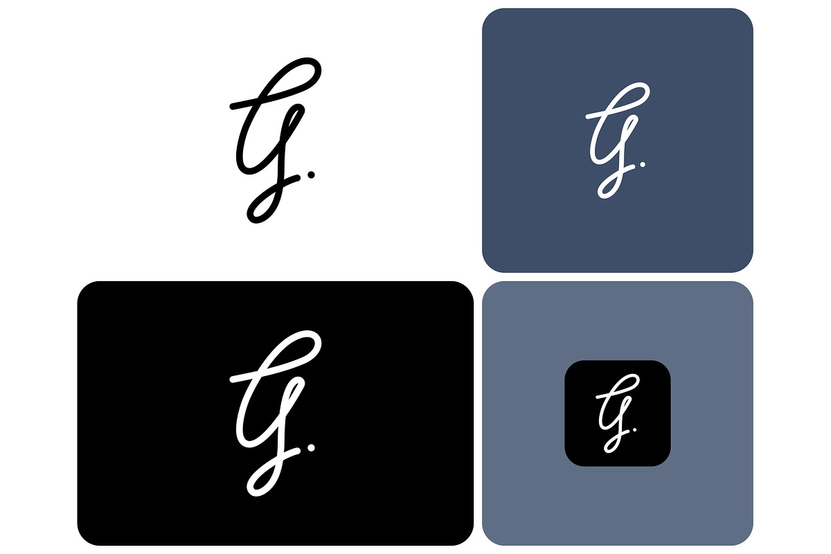 Letter G Signature Logo, a Branding & Logo Template by ika trisiana (Photo 2 of 2)