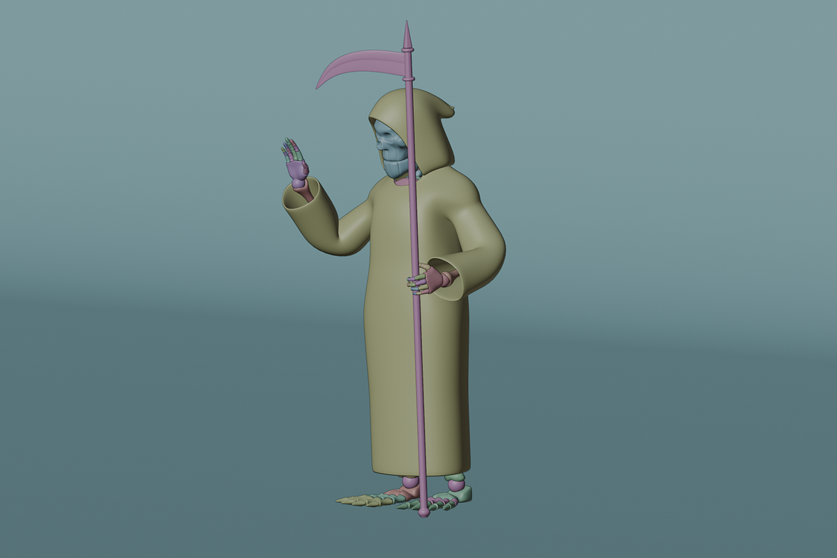 Halloween 3D Character Pack 02, a Characters & Person 3D Model by Dudukbersama (Photo 2 of 5)