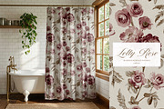 Vintage Peony Rose Pattern Bundle, a Pattern Graphic by Eclectic Anthology (Thumbnail 8 of 13)