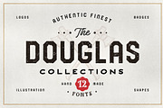 DOUGLAS COLLECTIONS (BUNDLE), a Font by Adam Fathony (Thumbnail 1 of 20)