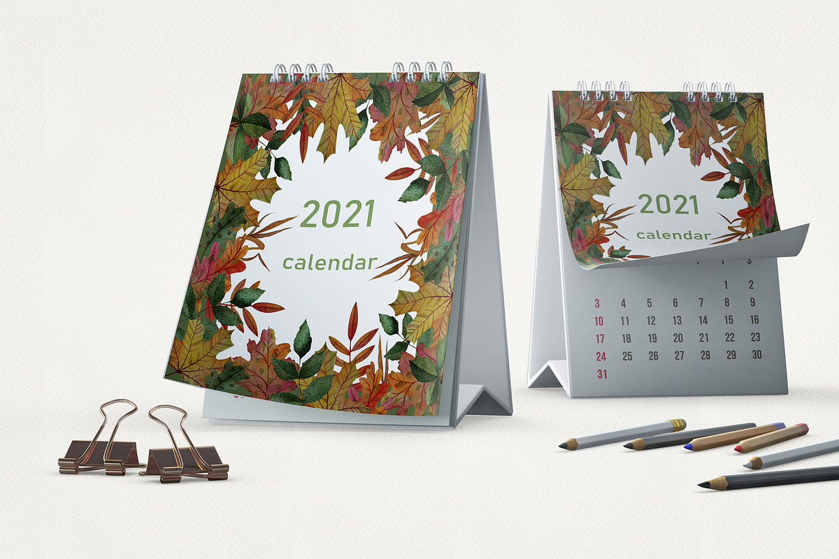 Watercolor Autumn Pattern and Frames, an Object Graphic by Dina Guiter (Photo 13 of 14)