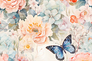 FLORAL FLUTTER. Seamless Pack, a Texture Illustration by RefinedFantasyStudio (Thumbnail 8 of 9)
