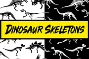 Dinosaurs Skeletons Patterns and Set, a Pattern Graphic by Andres M Rodriguez (Thumbnail 1 of 6)
