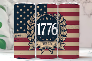 We The People Patriotic Tumbler, an Arts & Entertainment Photo by LamanAzalea